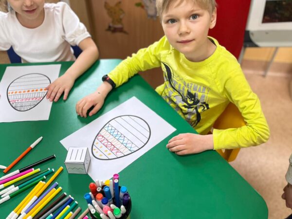 Pisanka grafomotoryczna 🥚🐰