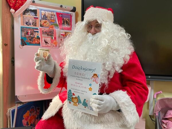 Wizyta Świętego Mikołaja w naszym przedszkolu 🎄🎅